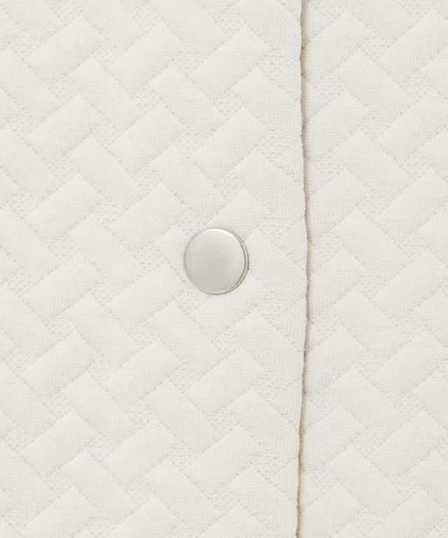 格子柄 ジャカード カーディガン