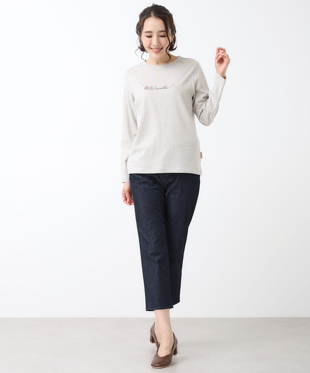 ロゴプリント 長袖 Tシャツ【UVカット】【オンラインショップ・一部店舗限定】