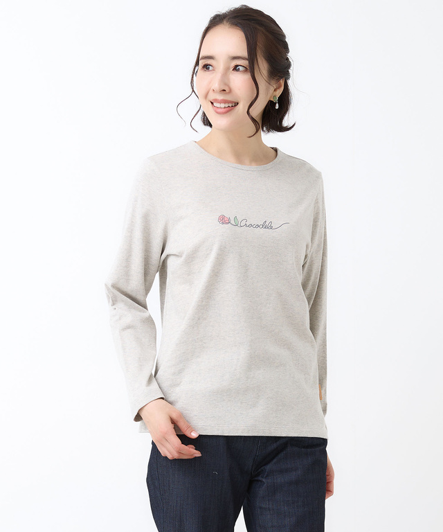 ロゴプリント 長袖 Tシャツ【UVカット】【オンラインショップ・一部店舗限定】