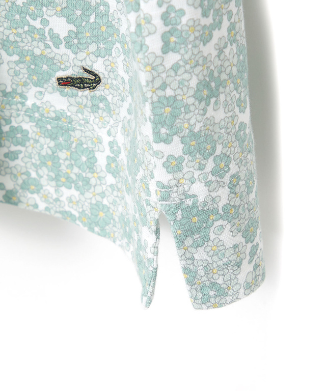 花柄プリント ハイネック プルオーバー