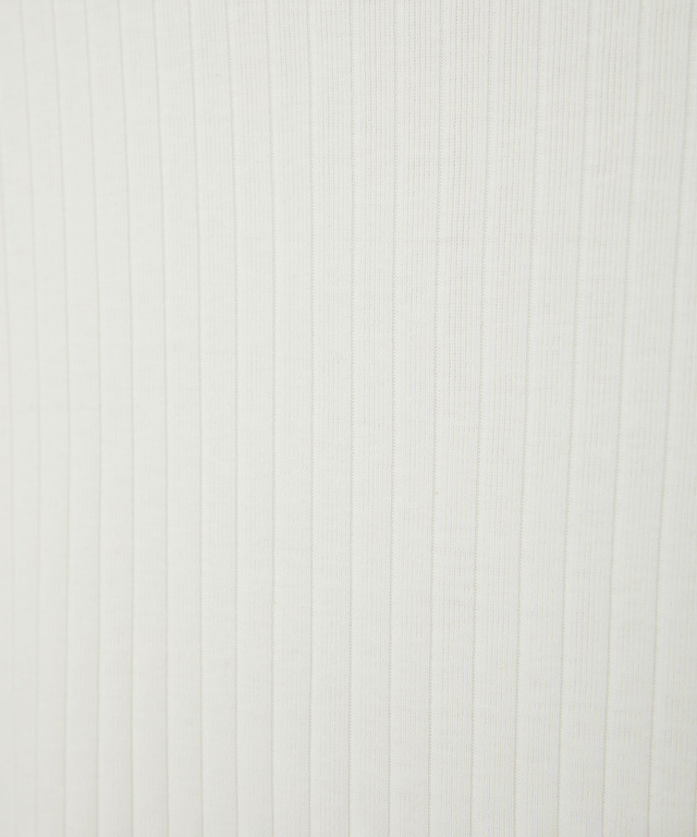 リブ ハイネック タンクトップ