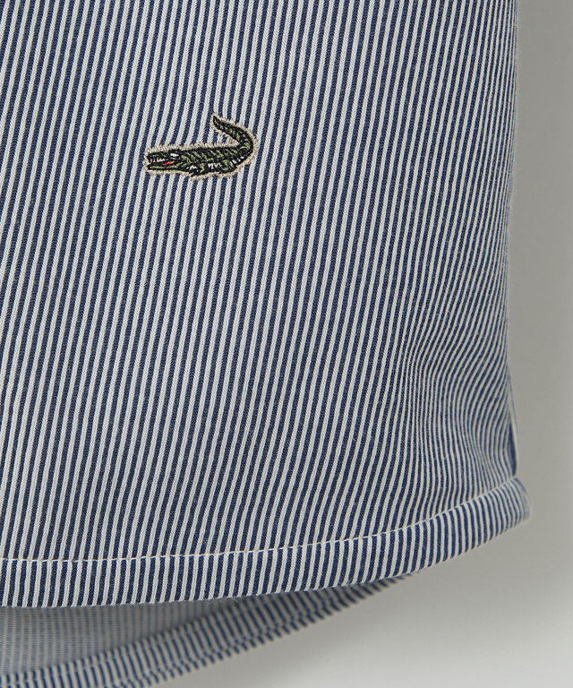 ストライプ ピンタック チュニック