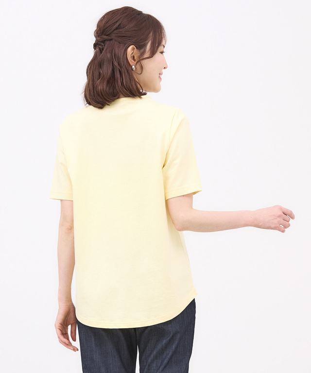 ブローチプリント 半袖 Tシャツ