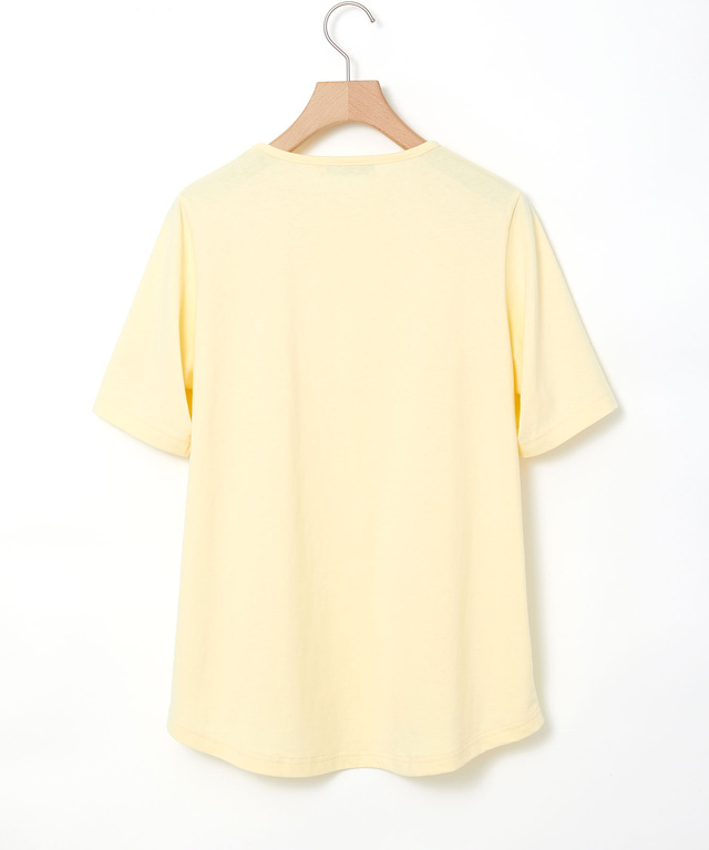 ブローチプリント 半袖 Tシャツ