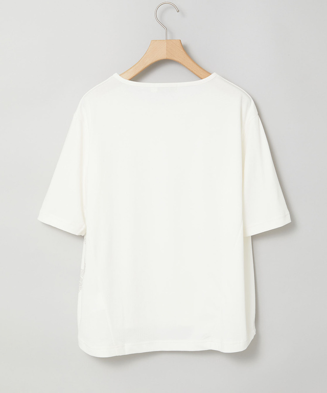 プレーティング天竺 ワニプリント Tシャツ【UVカット】