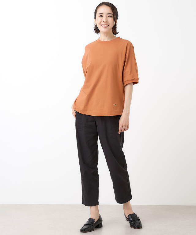 ドルマンスリーブ 半袖 Tシャツ【接触冷感】【UVカット】