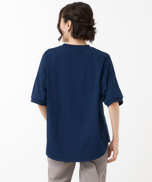 ドルマンスリーブ 半袖 Tシャツ【接触冷感】【UVカット】