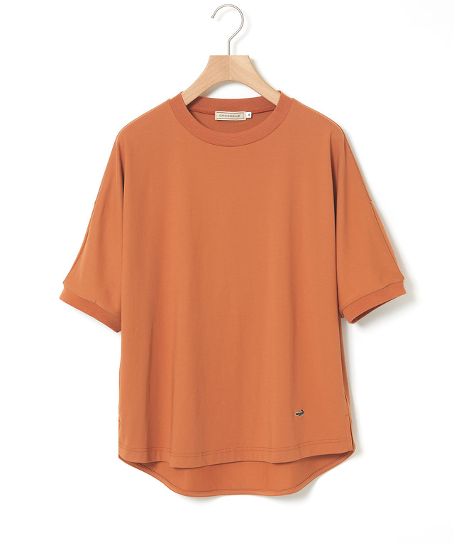 ドルマンスリーブ 半袖 Tシャツ【接触冷感】【UVカット】