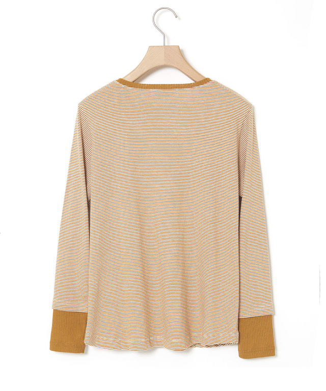 レイヤード風 長袖 Tシャツ