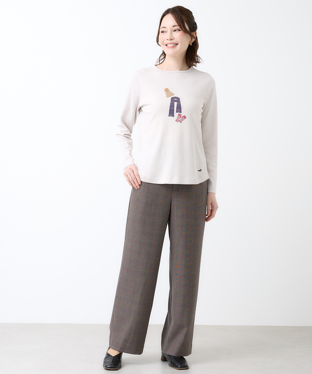 スムース プリント Tシャツ