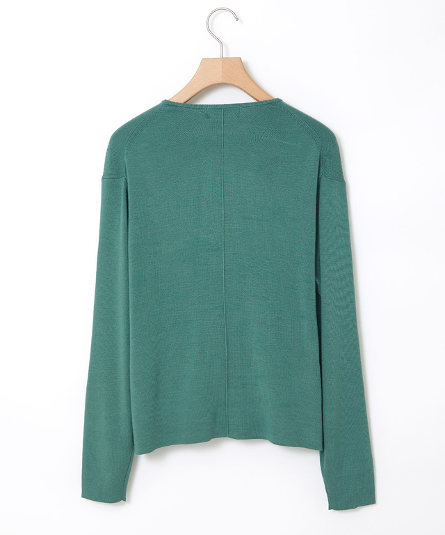 レーヨン混 プルオーバー ニット【手洗いOK】