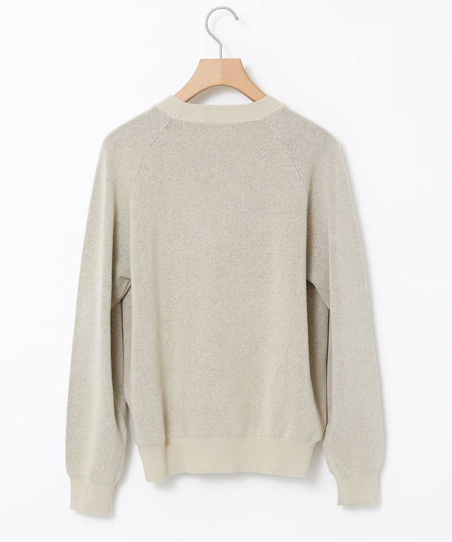 ロゴ ニット トレーナー【手洗いOK】