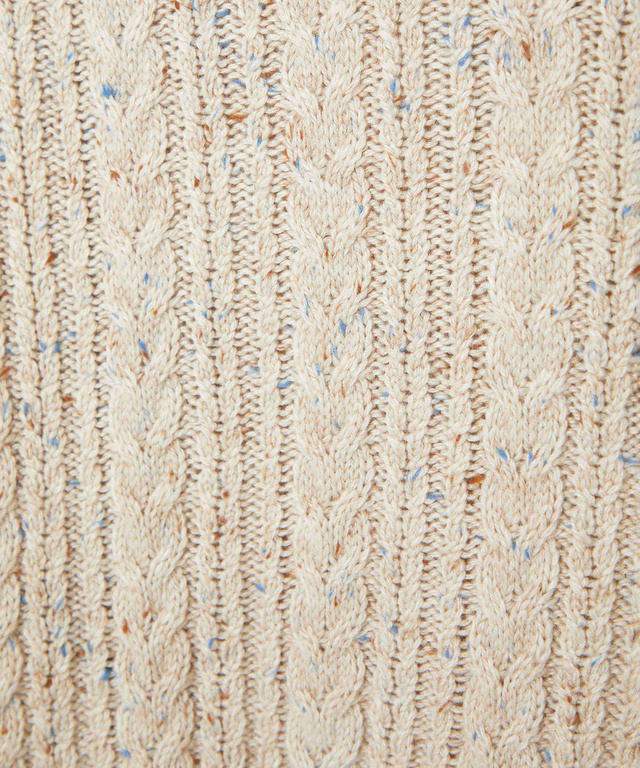 ウールブレンド ネップ ニット【手洗いOK】