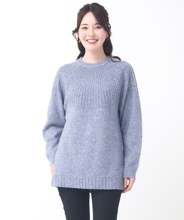 ウール マルチネップ ニット【手洗いOK】