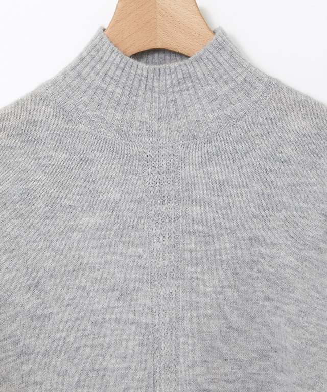 ウールブレンド タートルネック ニット【手洗いOK】