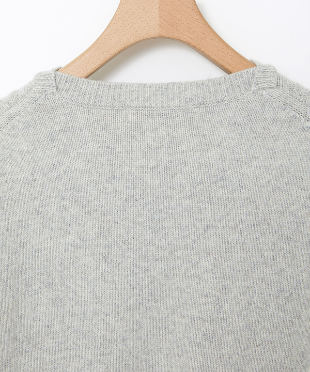 ウールブレンド ケーブル ニット