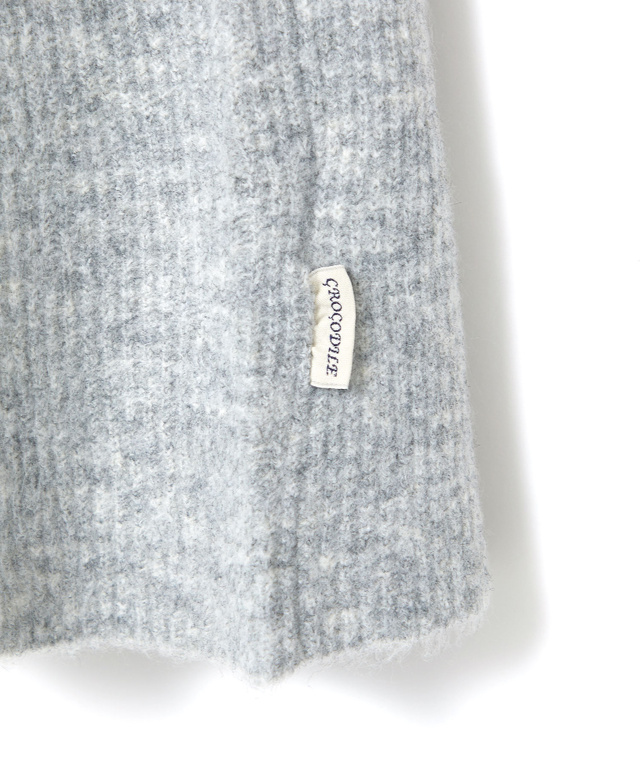 ウールブレンド フレア ニットカーディガン【手洗いOK】