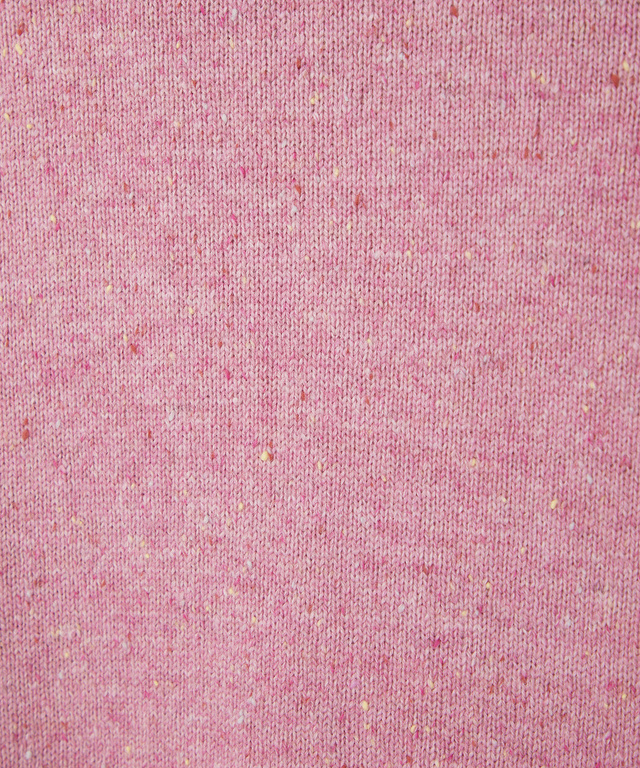 ウールブレンド ハイネック ネップ ニットチュニック【手洗いOK】【オンラインショップ限定】