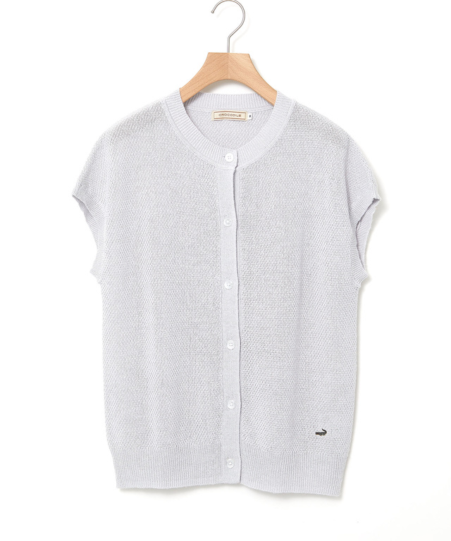 ペーパーヤーン ニット ベスト【手洗いOK】