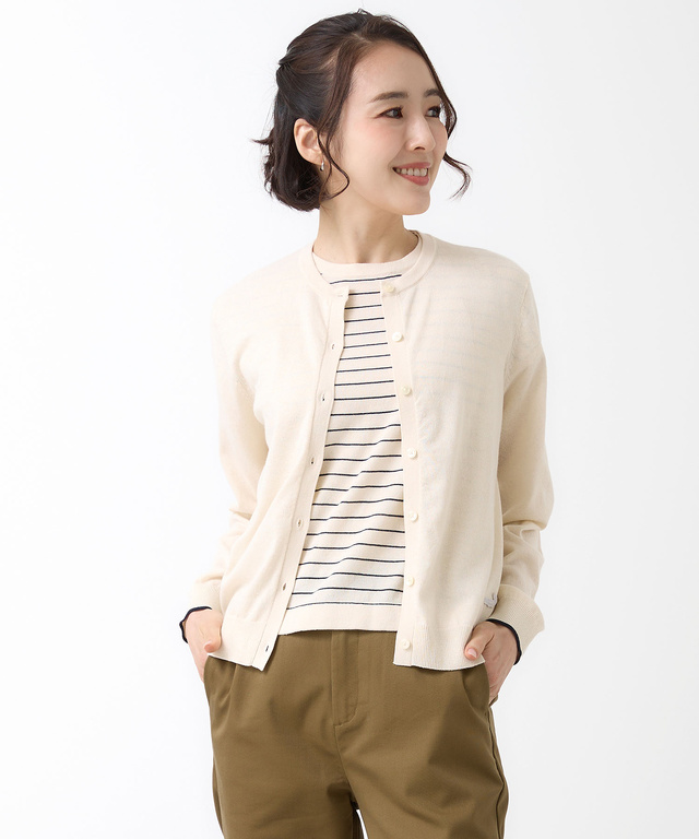 コットンブレンド ツイン ニット【手洗いOK】【オンラインショップ・一部店舗限定】