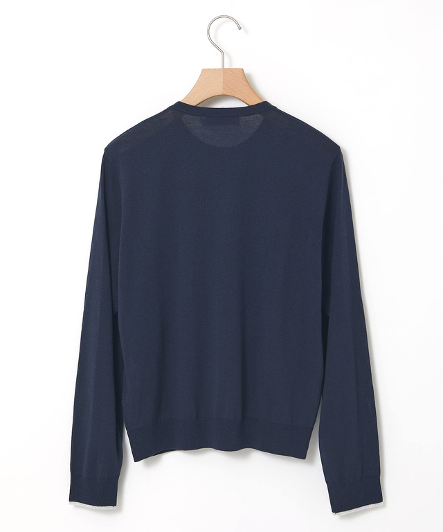 コットンブレンド ツイン ニット【手洗いOK】【オンラインショップ・一部店舗限定】