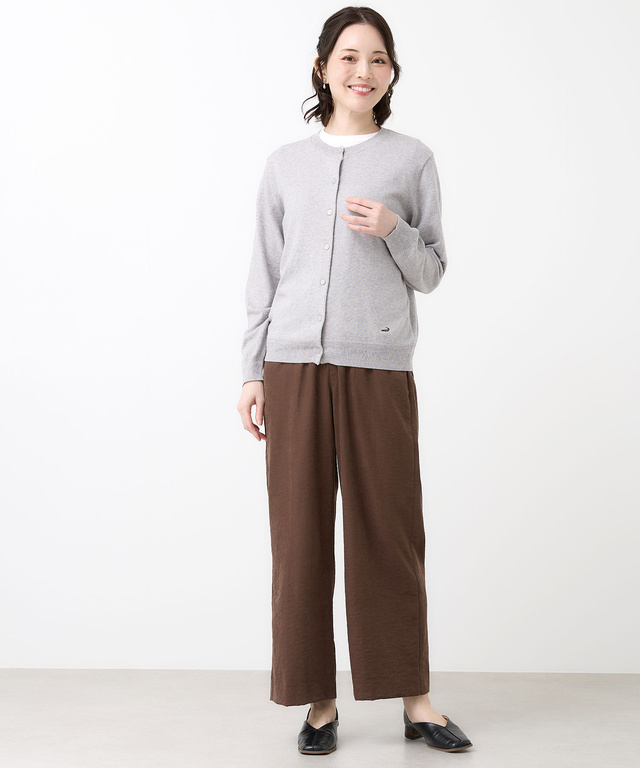 カシミヤブレンド ニット カーディガン【手洗いOK】
