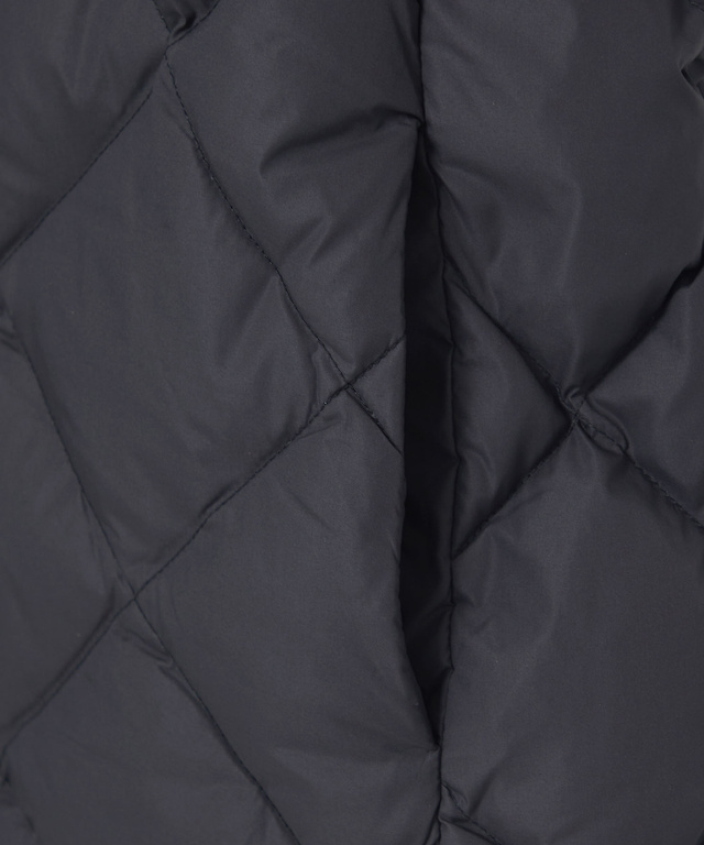 2WAYフード キルトダウン ジャケット【撥水加工】