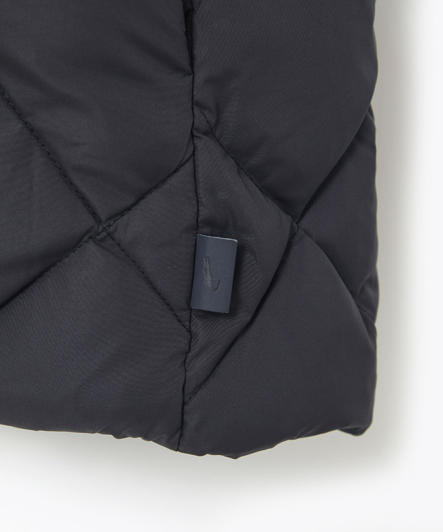 2WAYフード キルトダウン ジャケット【撥水加工】