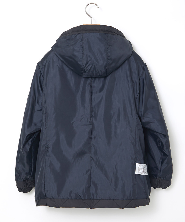 2WAYフード キルトダウン ジャケット【撥水加工】