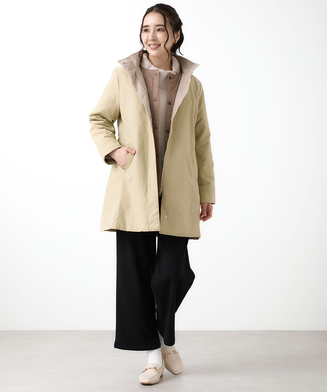 ダウンライナー付き コート