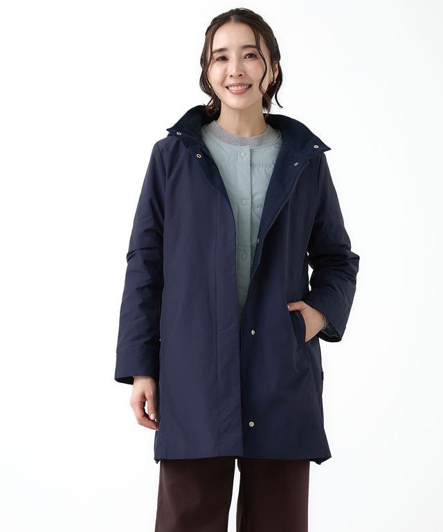 ダウンライナー付き コート