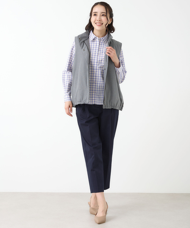 中綿 タフタ ベスト【撥水加工】