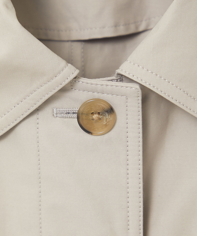 スピンドル付き ステンカラーコート