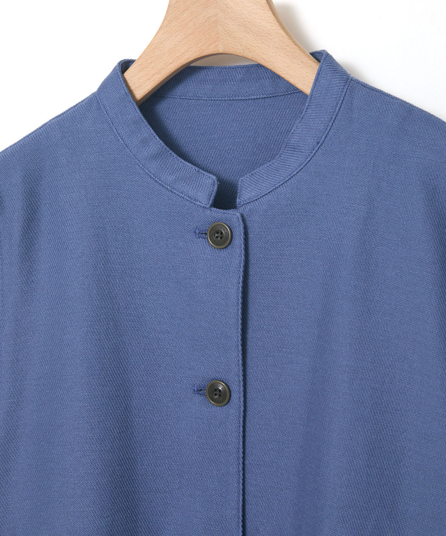 ツイル マオカラー ジャケット【手洗いOK】