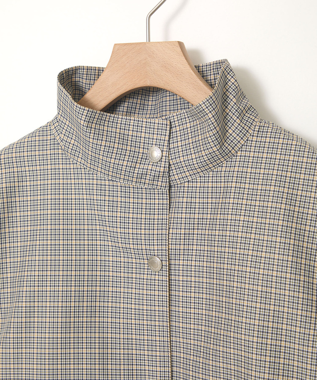 ブルームタータン ミドル丈 コート【手洗いOK】