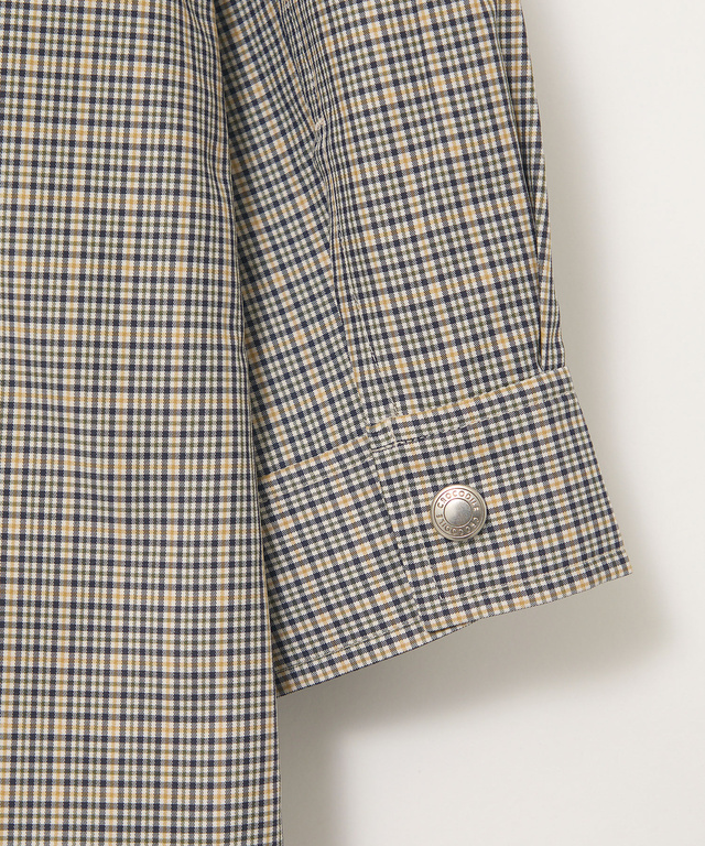 ブルームタータン ミドル丈 コート【手洗いOK】