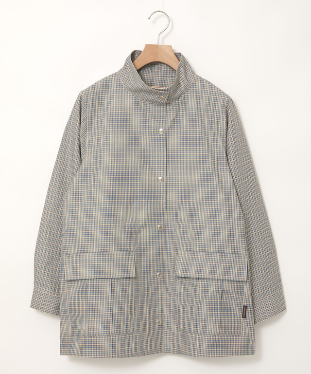 ブルームタータン ミドル丈 コート【手洗いOK】