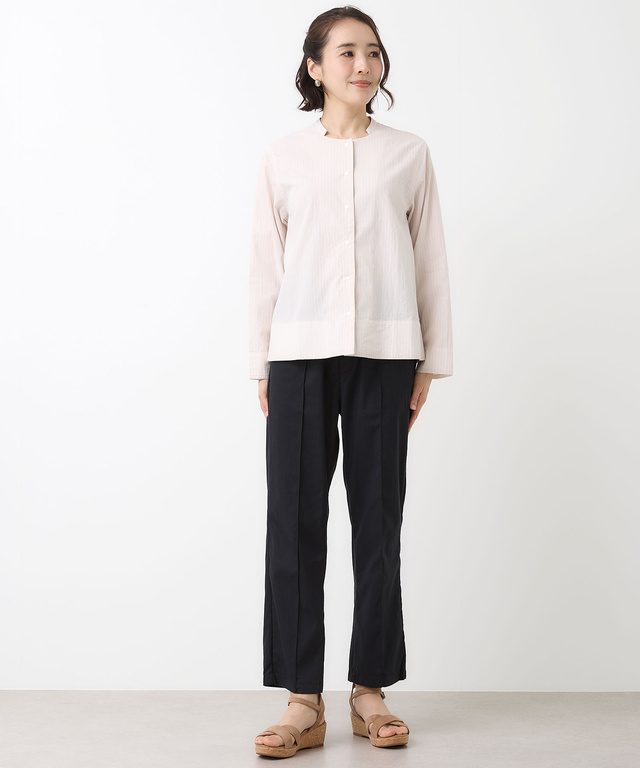 ストライプ柄 シャツ ジャケット