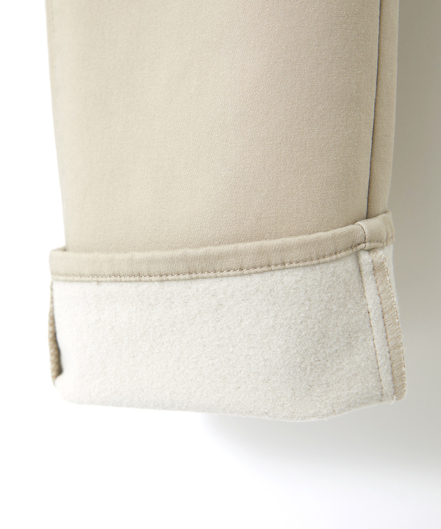 コットンブレンド ストレート パンツ