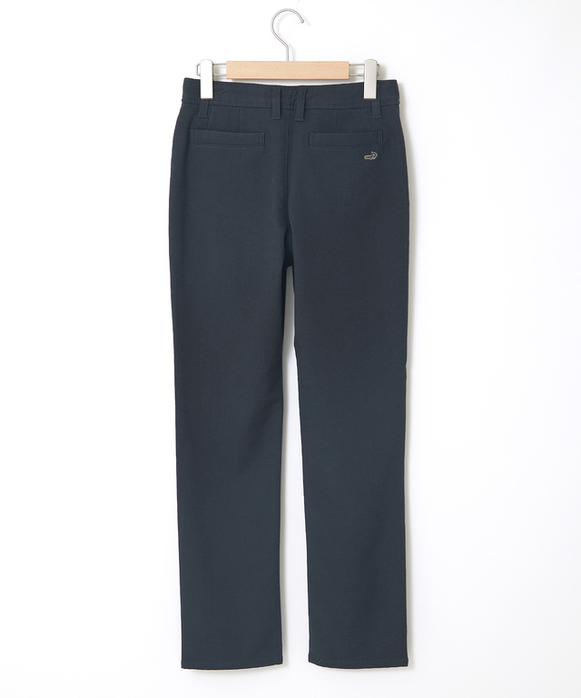 コットンブレンド ストレート パンツ