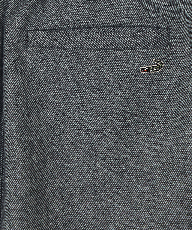 ウールブレンド ストレートパンツ