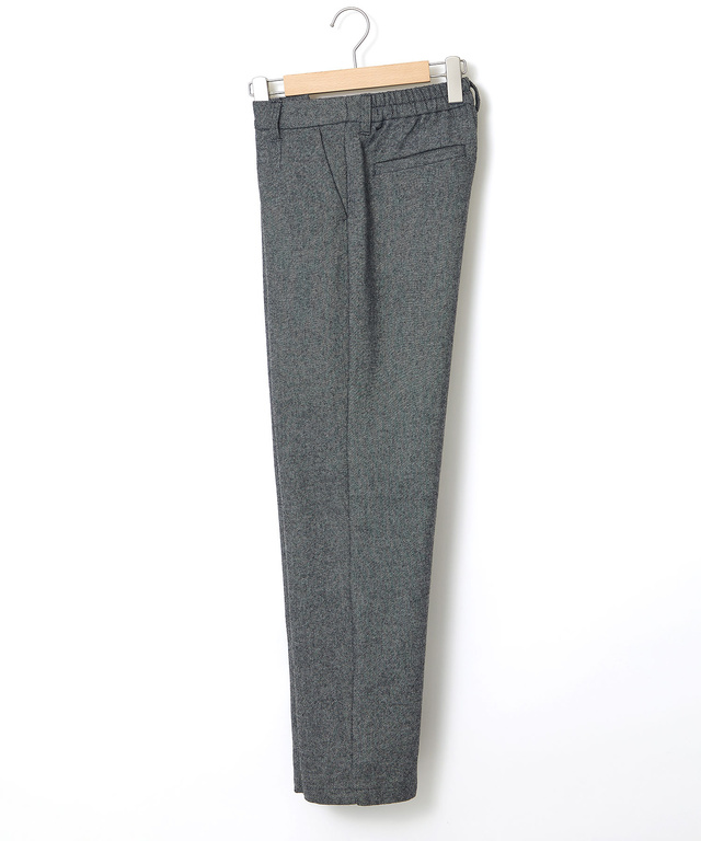 ウールブレンド ストレートパンツ