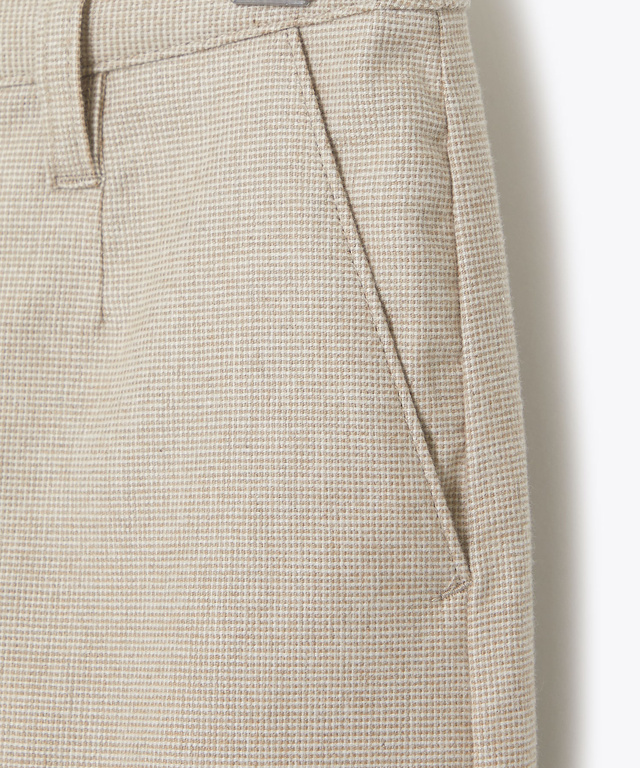 ピケ ストレッチ ワイドパンツ