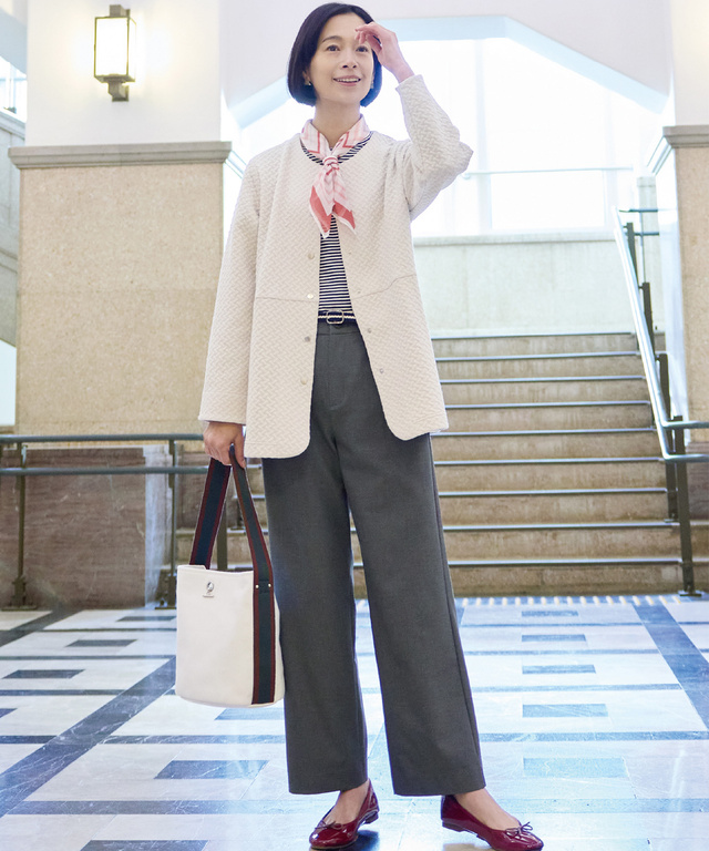 ダブルクロス タックパンツ