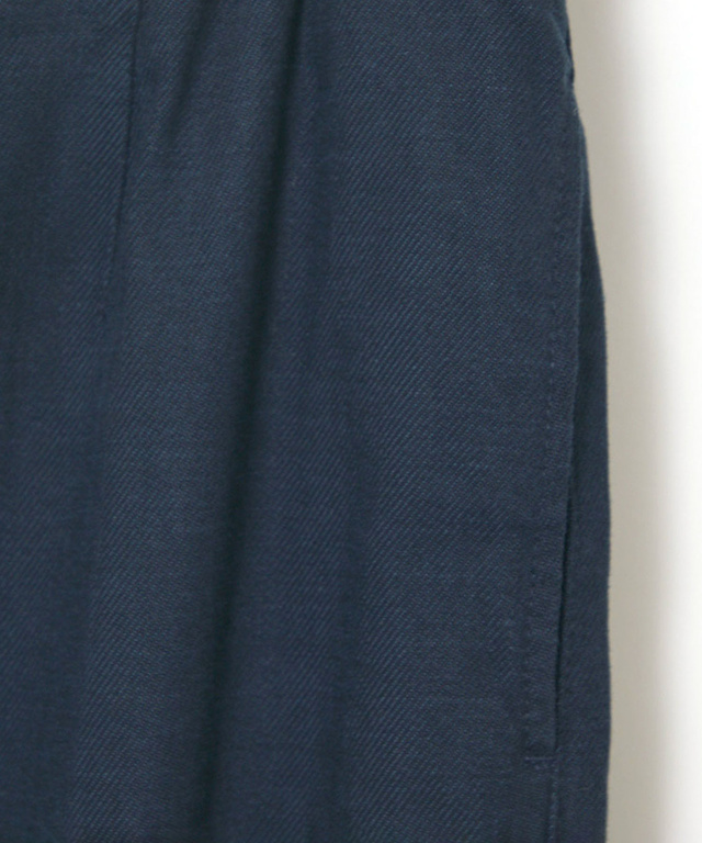 ウエストゴム タック ワイド パンツ