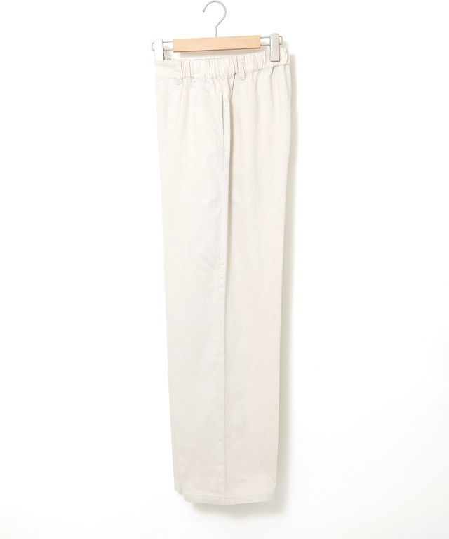 ウエストゴム タック ワイド パンツ