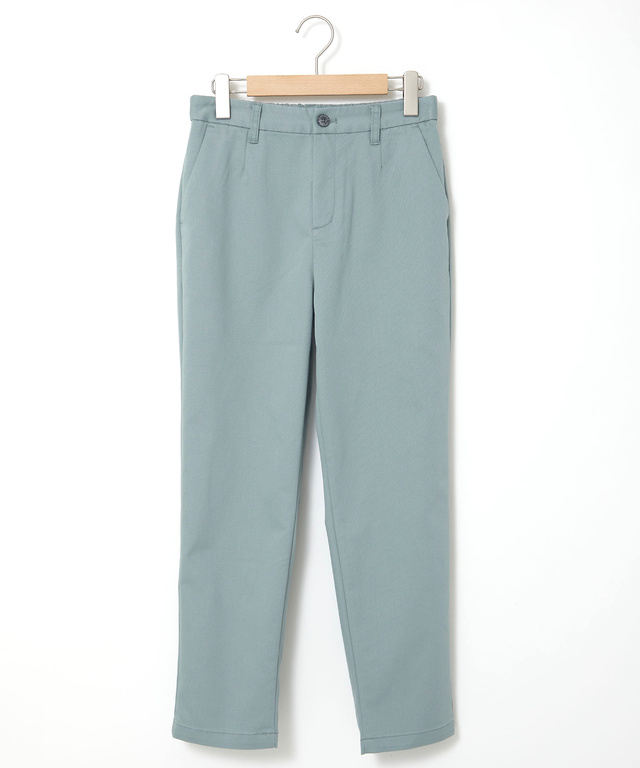 ストレッチ ストレート パンツ【接触冷感】【吸汗速乾】