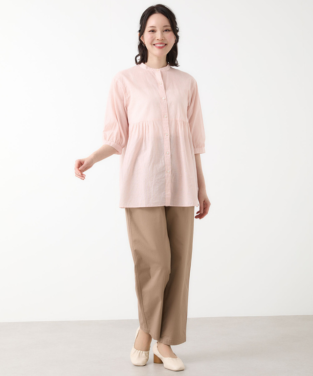 ヘリンボーン ストレート パンツ