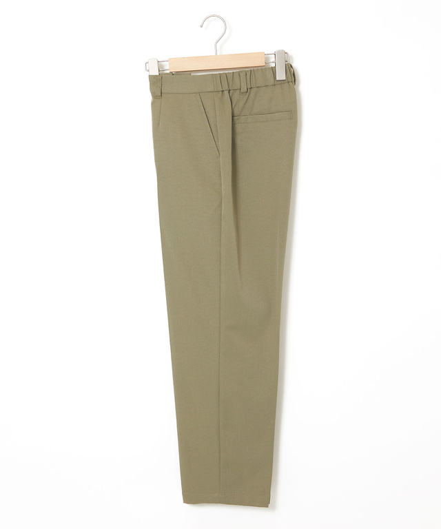 センタープレス テーパード パンツ