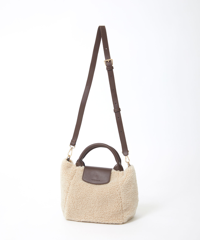 2WAY ボア ショルダーバッグ